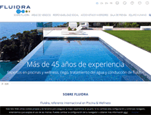 Tablet Screenshot of fluidra.com